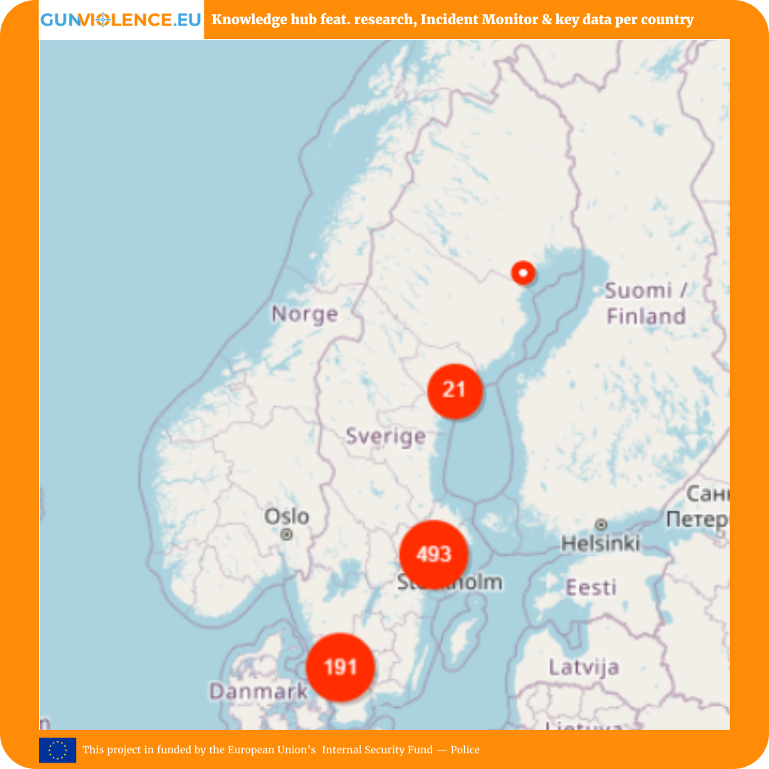 Sweden Gun Violence Gunviolence.eu